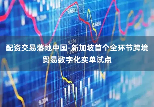 配资交易落地中国-新加坡首个全环节跨境贸易数字化实单试点