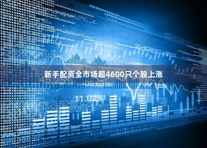 新手配资全市场超4600只个股上涨